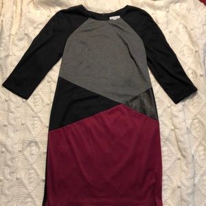 New York & Company sheath dress with 3/4 sleeve